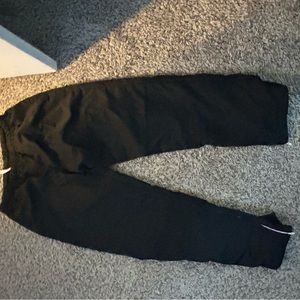 Black, tracksuit pants